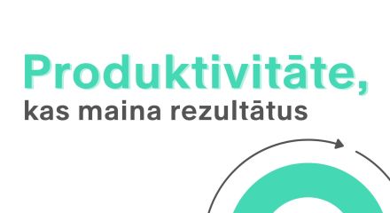 Produktivitāte, kas maina rezultātus